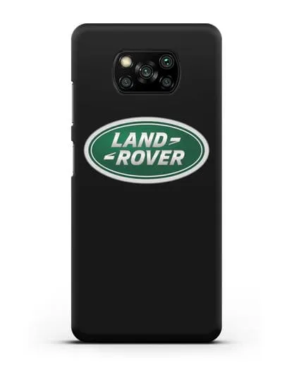 Чехол с логотипом Land Rover силиконовый для Xiaomi Poco X3