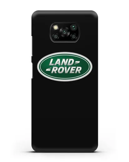 Чехол с логотипом Land Rover силиконовый для Xiaomi Poco X3 Pro