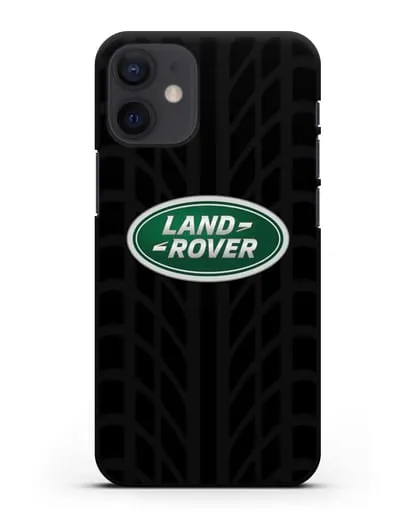Чехол с эмблемой Land Rover с протектором шин силиконовый для iPhone 12 mini