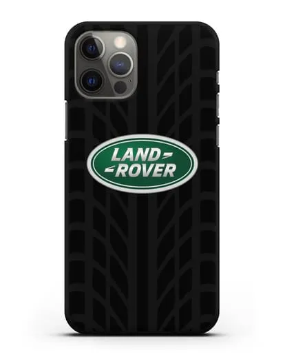 Чехол с эмблемой Land Rover с протектором шин силиконовый для iPhone 12 Pro