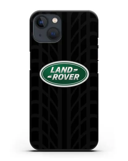 Чехол с эмблемой Land Rover с протектором шин силиконовый для iPhone 13