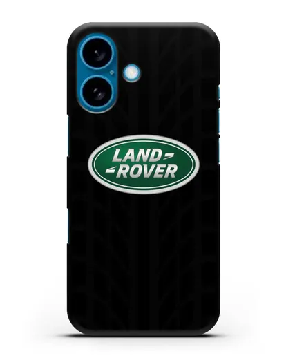 Чехол с эмблемой Land Rover с протектором шин силиконовый для iPhone 16