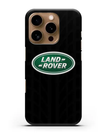 Чехол с эмблемой Land Rover с протектором шин силиконовый для iPhone 16 Pro