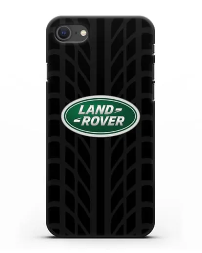 Чехол с эмблемой Land Rover с протектором шин силиконовый для iPhone SE 2020