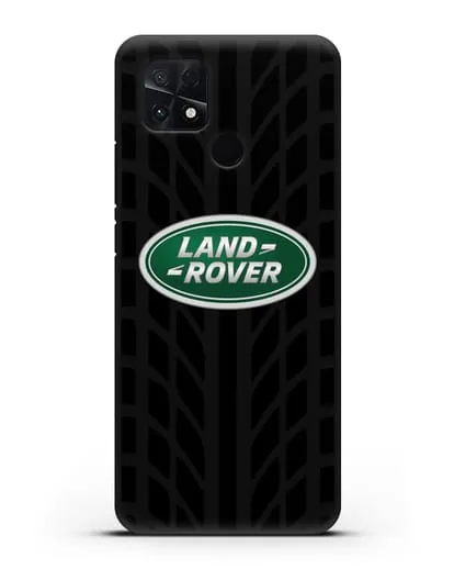 Чехол с эмблемой Land Rover с протектором шин силиконовый для Xiaomi Poco C40