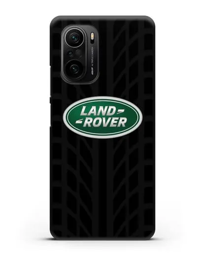 Чехол с эмблемой Land Rover с протектором шин силиконовый для Xiaomi Poco F3