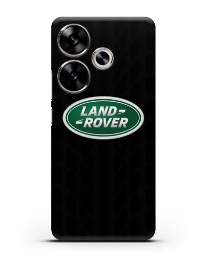 Чехол с эмблемой Land Rover с протектором шин силиконовый для Xiaomi Poco F6