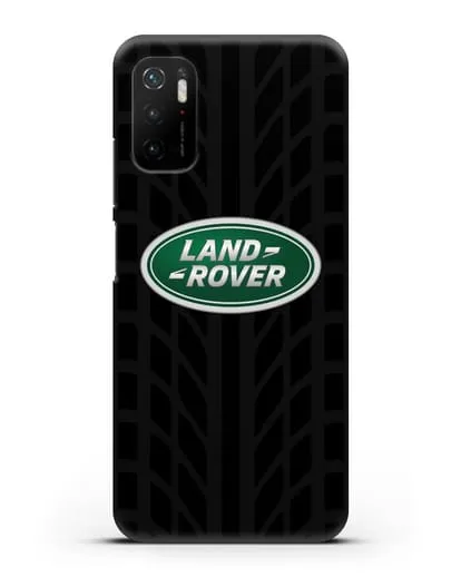 Чехол с эмблемой Land Rover с протектором шин силиконовый для Xiaomi Poco M3 Pro