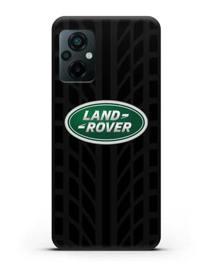 Чехол с эмблемой Land Rover с протектором шин силиконовый для Xiaomi Poco M5