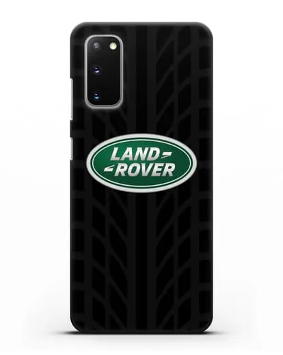 Чехол с эмблемой Land Rover с протектором шин силиконовый для Samsung Galaxy S20 [SM-G980F]
