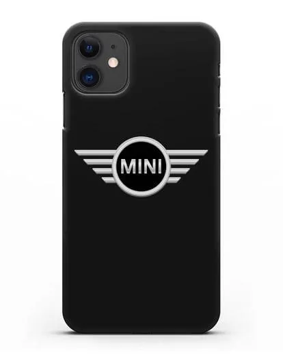 Чехол с логотипом Mini силиконовый для iPhone 11