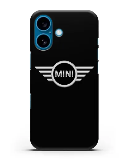 Чехол с логотипом Mini силиконовый для iPhone 16
