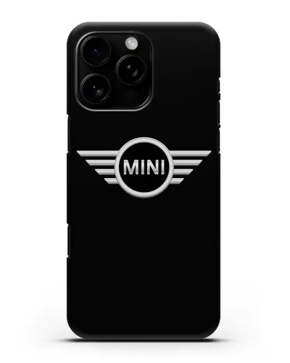 Чехол с логотипом Mini силиконовый для iPhone 16 Pro Max