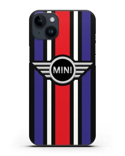 Чехол с логотипом Мини силиконовый для iPhone 14 Plus