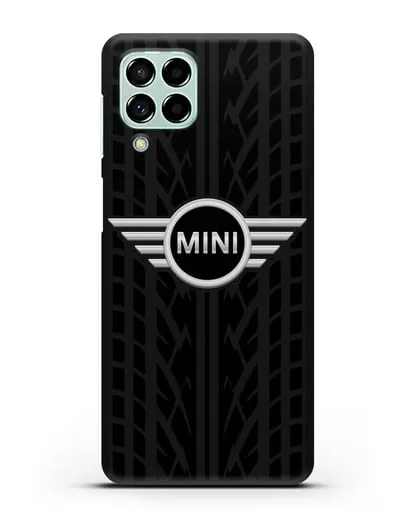 Чехол с эмблемой Mini с протектором шин силиконовый для Samsung Galaxy M53 [SM-M536]