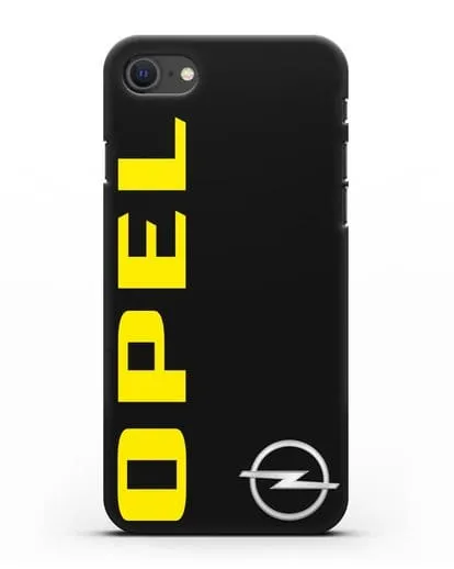Чехол с надписью Opel и логотипом силиконовый для iPhone SE 2020