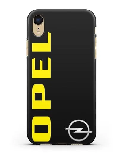 Чехол с надписью Opel и логотипом силиконовый для iPhone XR