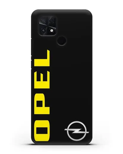 Чехол с надписью Opel и логотипом силиконовый для Xiaomi Poco C40