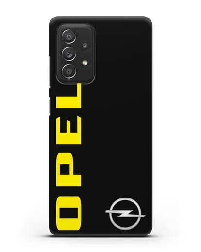 Чехол с надписью Opel и логотипом силиконовый для Samsung Galaxy A53