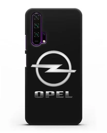 Чехол с логотипом Opel силиконовый для Honor 20 Pro