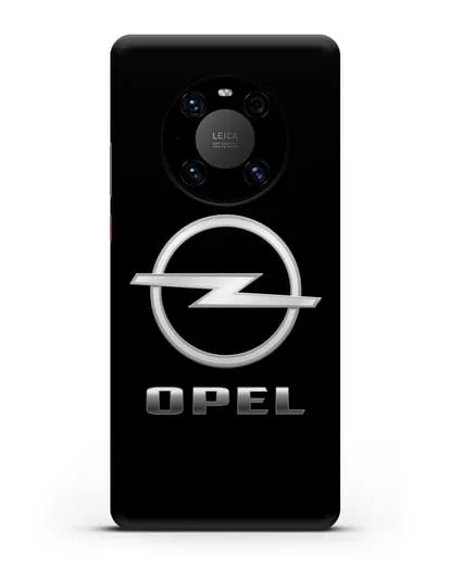 Чехол с логотипом Opel силиконовый для Huawei Mate 40 Pro