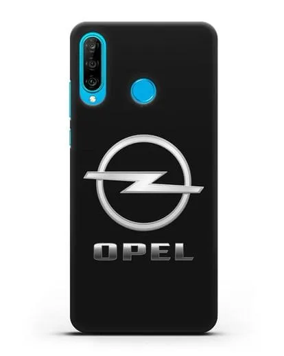Чехол с логотипом Opel силиконовый для Huawei P30 Lite