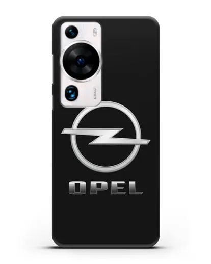 Чехол с логотипом Opel силиконовый для Huawei P60 Pro