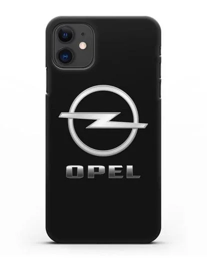 Чехол с логотипом Opel силиконовый для iPhone 11