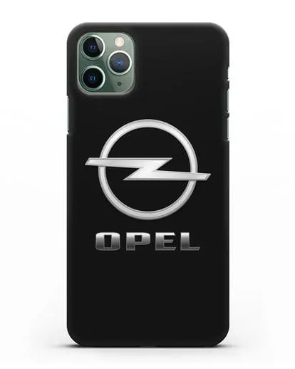 Чехол с логотипом Opel силиконовый для iPhone 11 Pro