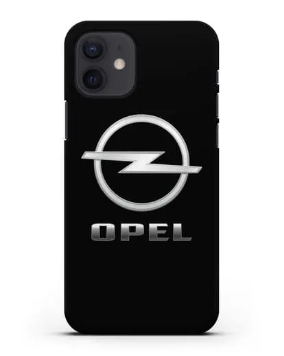 Чехол с логотипом Opel силиконовый для iPhone 12