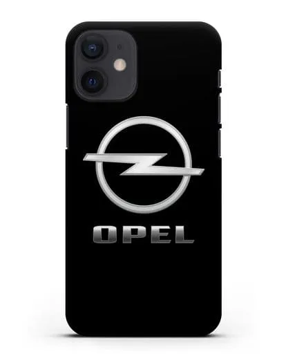Чехол с логотипом Opel силиконовый для iPhone 12 mini