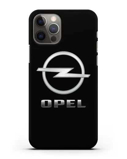 Чехол с логотипом Opel силиконовый для iPhone 12 Pro