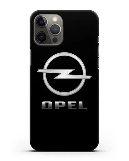 Чехол с логотипом Opel силиконовый для iPhone 12 Pro Max