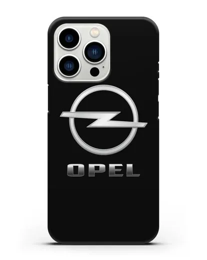 Чехол с логотипом Opel силиконовый для iPhone 13 Pro