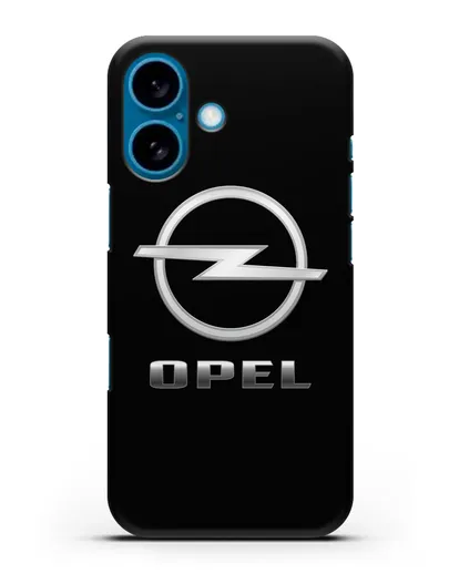 Чехол с логотипом Opel силиконовый для iPhone 16