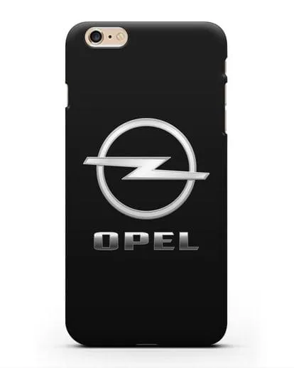 Чехол с логотипом Opel силиконовый для iPhone 6 Plus
