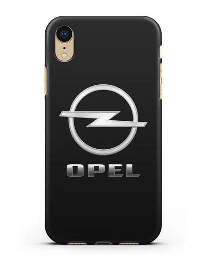 Чехол с логотипом Opel силиконовый для iPhone XR