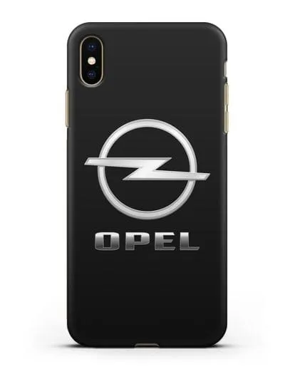 Чехол с логотипом Opel силиконовый для iPhone XS Max