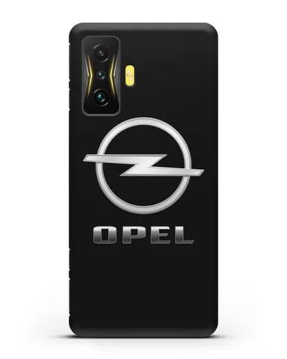 Чехол с логотипом Opel силиконовый для Xiaomi Poco F4 GT