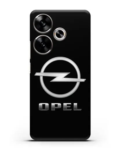 Чехол с логотипом Opel силиконовый для Xiaomi Poco F6