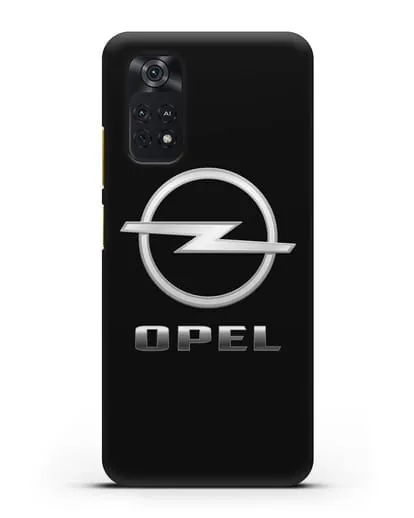 Чехол с логотипом Opel силиконовый для Xiaomi Poco M4 Pro 4G