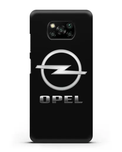 Чехол с логотипом Opel силиконовый для Xiaomi Poco X3 Pro