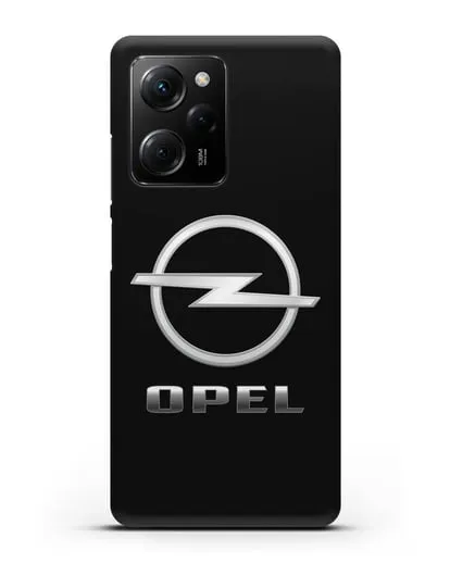 Чехол с логотипом Opel силиконовый для Xiaomi Poco X5 Pro