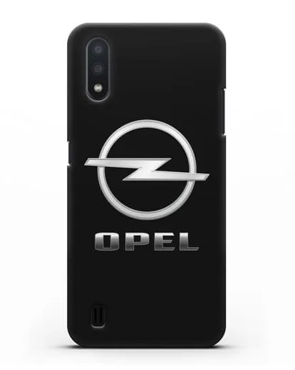 Чехол с логотипом Opel силиконовый для Samsung Galaxy A01 [SM-A015F]