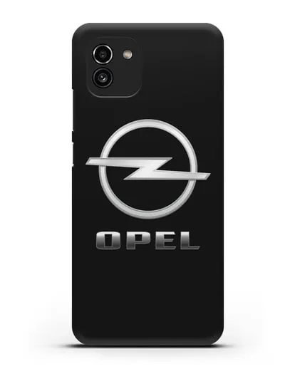 Чехол с логотипом Opel силиконовый для Samsung Galaxy A03 [SM-A035]