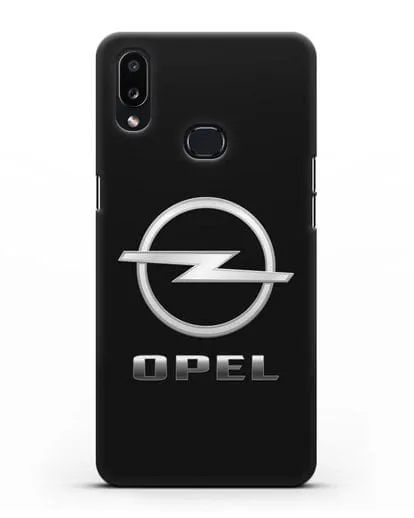 Чехол с логотипом Opel силиконовый для Samsung Galaxy A10s [SM-F107F]