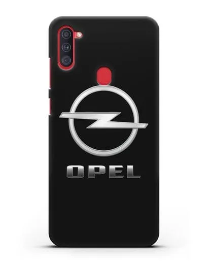 Чехол с логотипом Opel силиконовый для Samsung Galaxy A11 [SM-A115F]