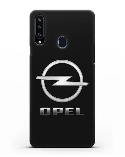 Чехол с логотипом Opel силиконовый для Samsung Galaxy A20s [SM-A207FN]