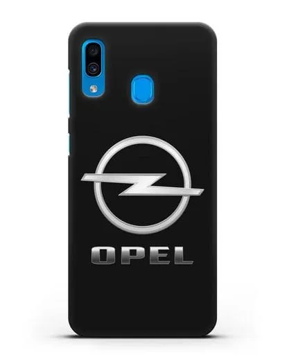 Чехол с логотипом Opel силиконовый для Samsung Galaxy A30 [SM-A305FN]