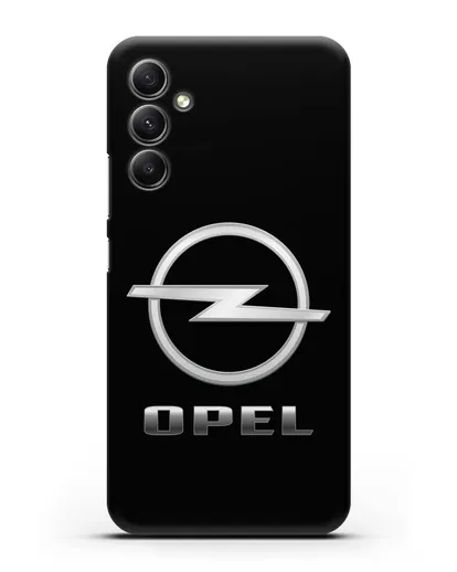 Чехол с логотипом Opel силиконовый для Samsung Galaxy A34 [SM-A346]